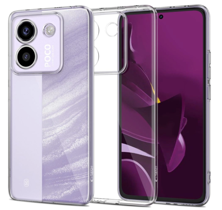 Ümbris Tech-Protect FlexAir Xiaomi Poco M7 Pro 5G (läbipaistev)