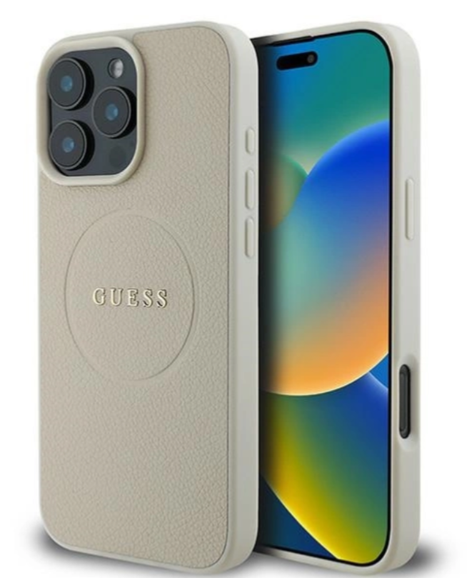 Guess MagSafe Ümbris GUHMP16LPGHSMME iPhone 16 Pro (beež)