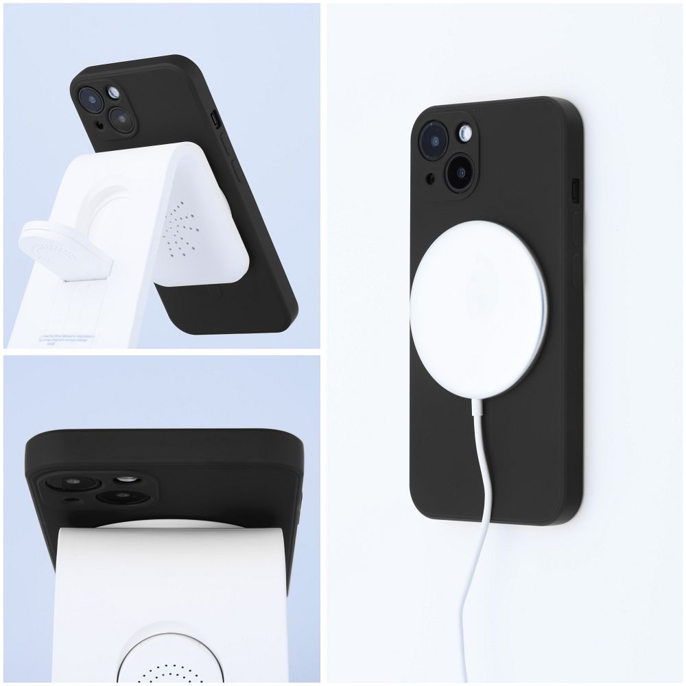 Ümbris Silicone Mag Cover Samsung S25 Plus (must)