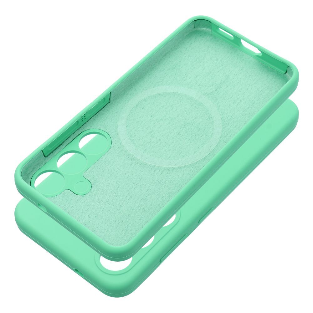 Ümbris silicone MagSafe Samsung s25 Plus (heleroheline)