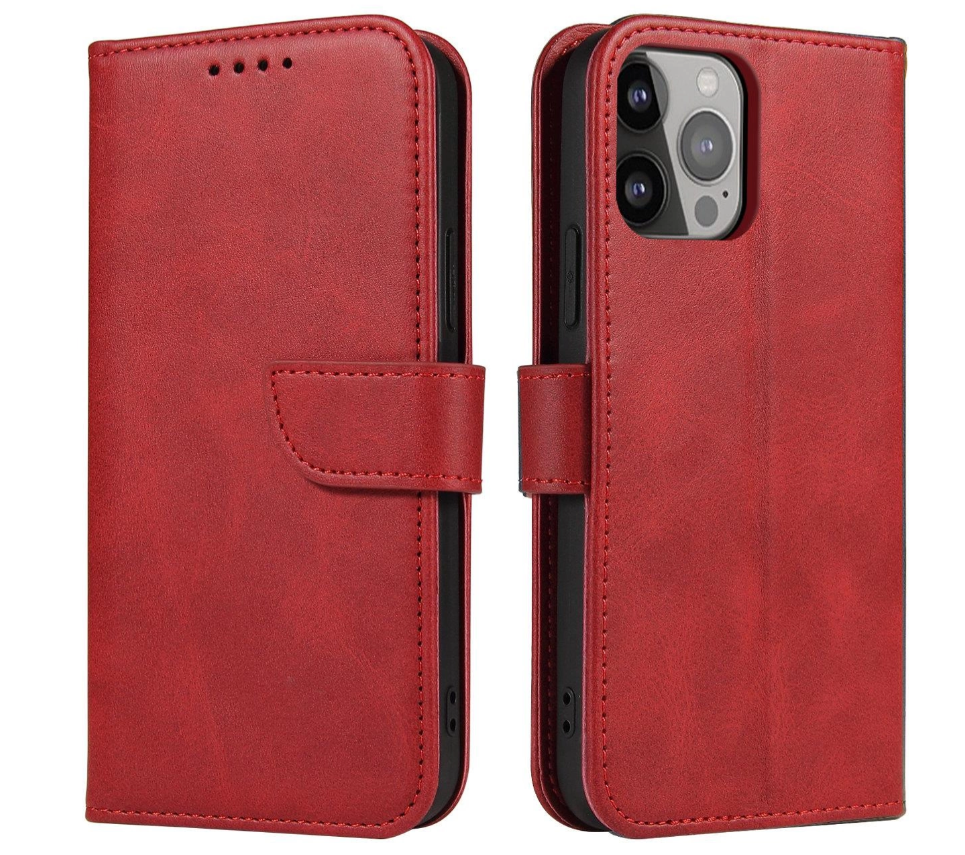 Ümbris kaanega Wallet Case Samsung S711 S23 Plus (punane)