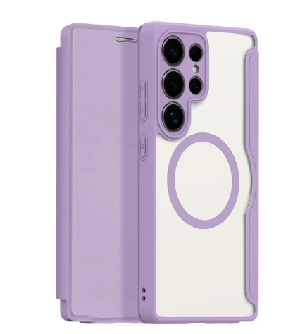 Ümbris kaanega Dux Ducis Skin X Pro Samsung S25 Ultra (violet)
