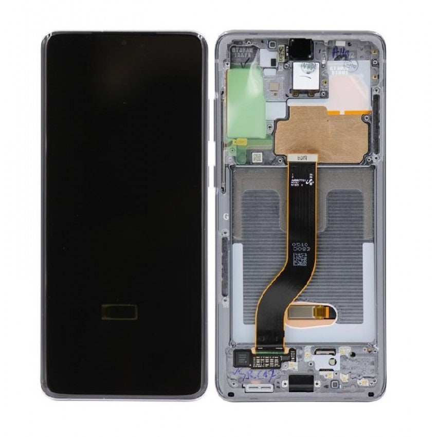 Varuosa LCD Samsung Galaxy S20 Plus /G985F koos raamiga service pack (Cosmic Grey)