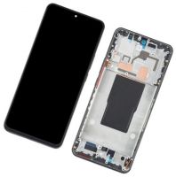 Varuosa Xiaomi 12T / 12T Pro ekraan raamiga (must)