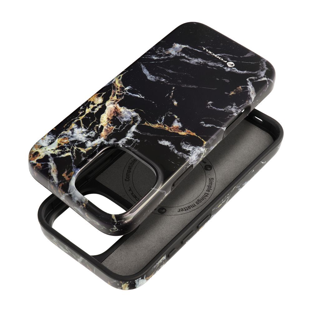 Ümbris F-Protect Mirage Magsafe iPhone 16 Pro Max (must marmor)
