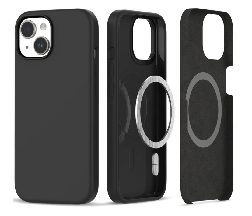 Ümbris Tech-Protect Silicone MagSafe iPhone 15 Pro (must)