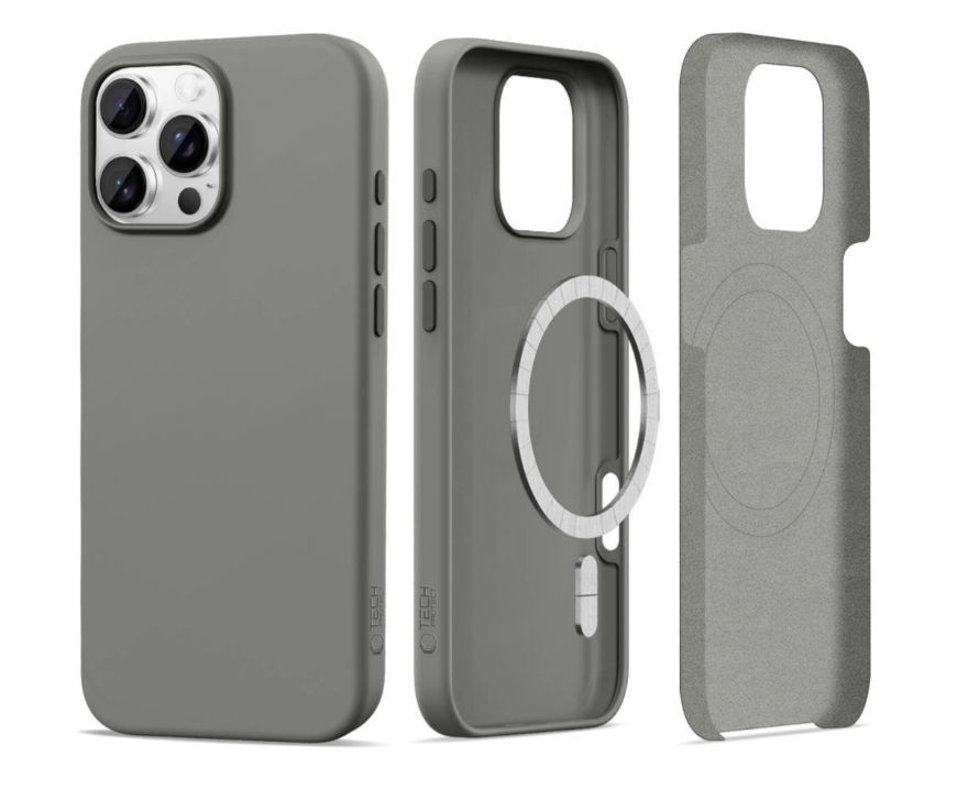 Ümbris Tech-Protect Silicone MagSafe iPhone 17 Pro Max (pruun)