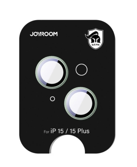 Kaitseklaas Joyroom JR-MFY0252 tagakaamerale iPhone 15 / 15 Plus (roheline)