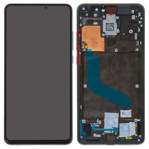 Varuosa LCD ekraan koos raamiga Xiaomi Mi 9T/Mi 9T Pro (must)