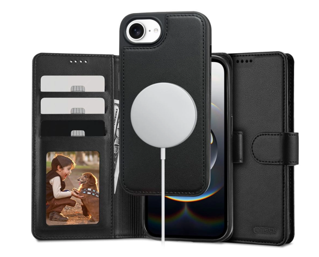 Ümbris Tech-Protect Wallet MagSafe iPhone 14 (must)