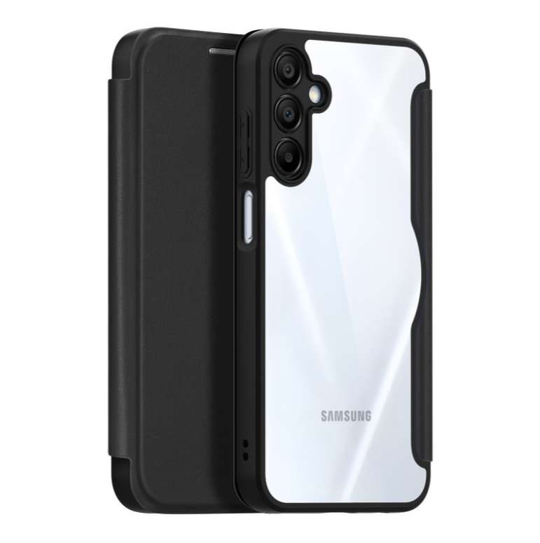 Ümbris kaanega Dux Ducis Skin X Pro Samsung A165 A16 4G / A166 A16 5G (must)