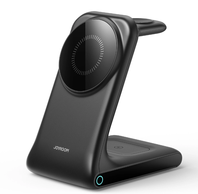 Juhtmevaba laadija Joyroom JR-W15 3in1 MagSafe (must)