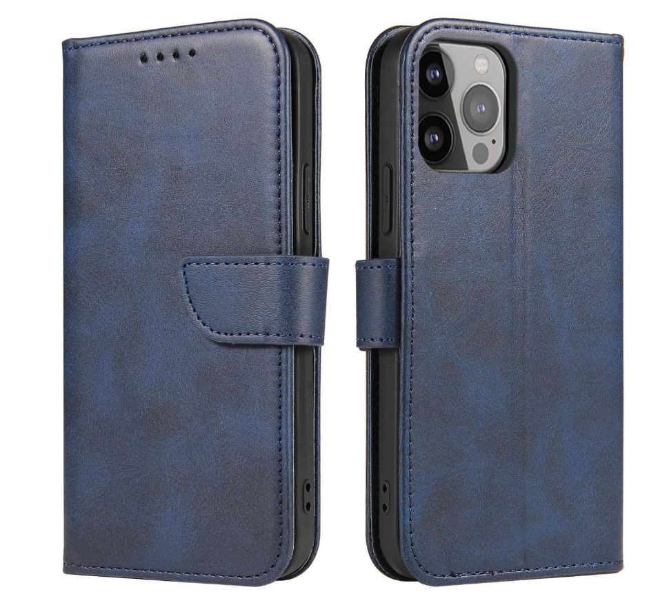 Ümbris kaanega Wallet Case Samsung S23 Ultra (sinine)