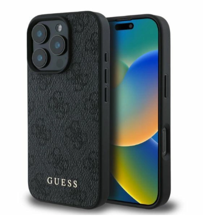 Guess Ümbris 4G Classic iPhone 16 Pro (must)