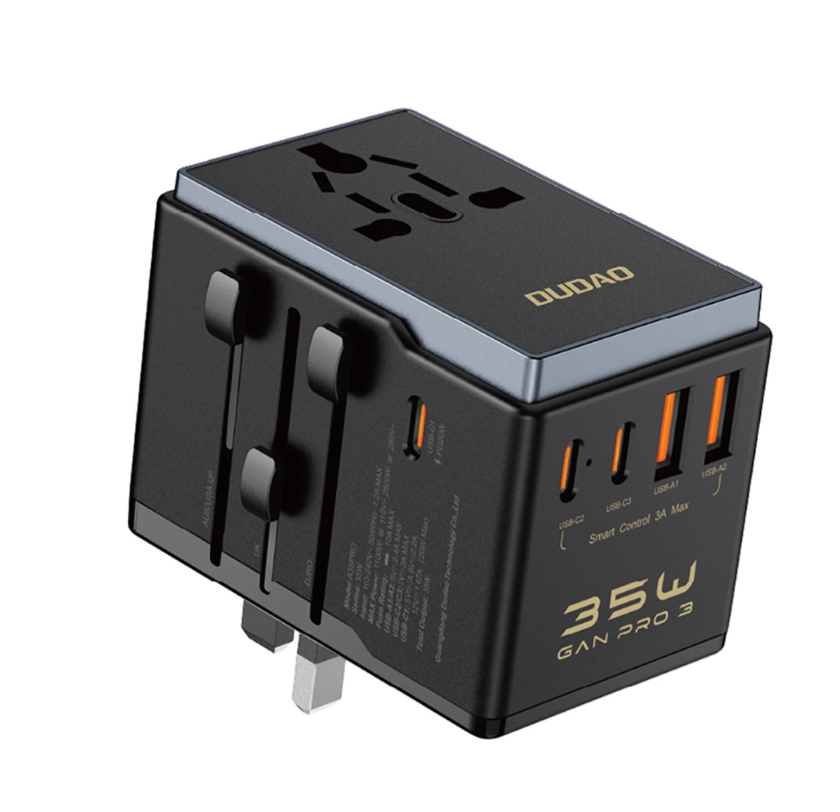 Adapter Dudao A35Pro 35W 3x Type-C / 2x USB (must)