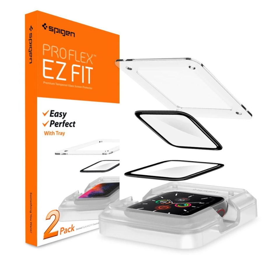 Kaitseklaas Spigen ProFlex EZ Apple Watch 4/5/6/SE (40mm) (must)