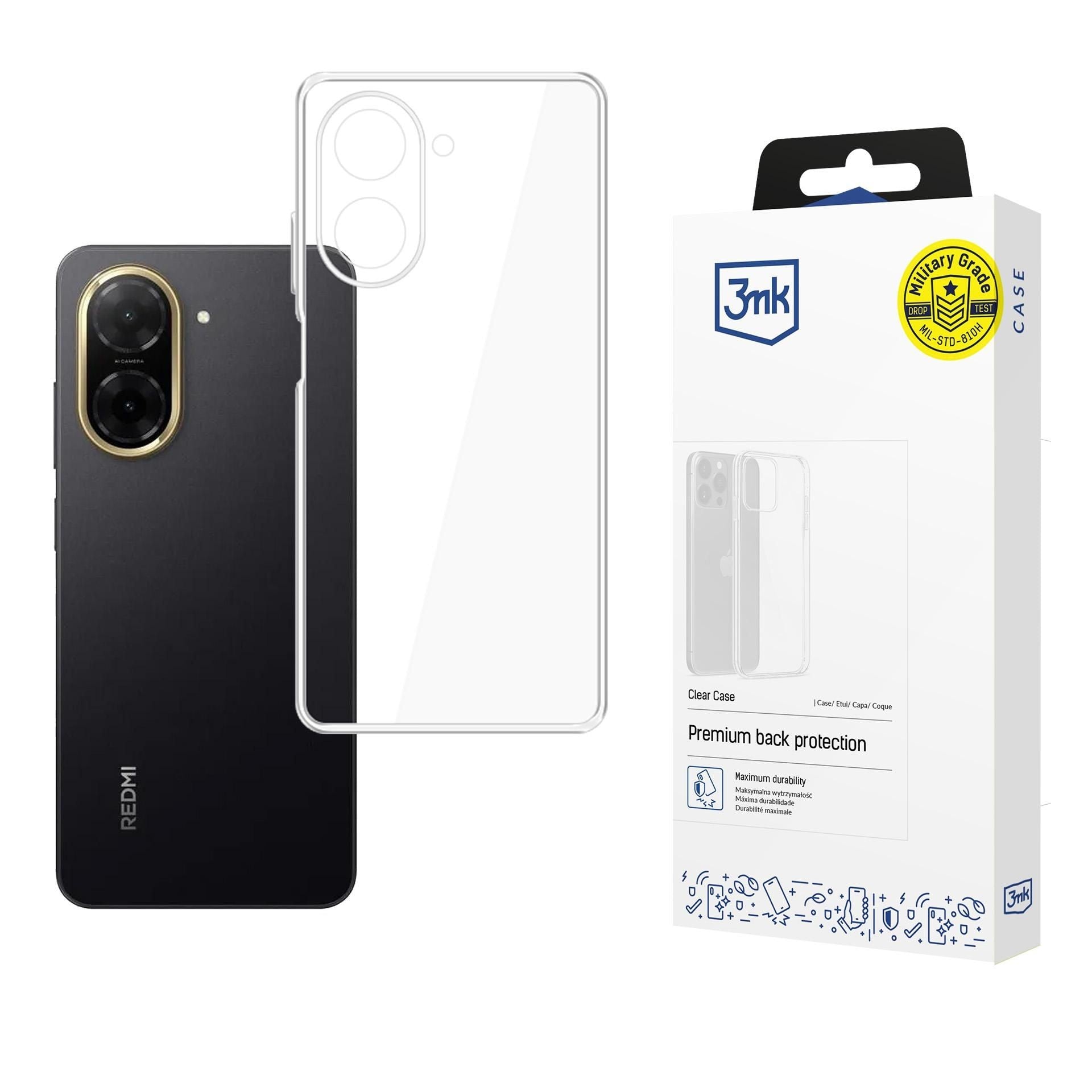 Silikoon 3mk Clear 1,2mm Xiaomi Redmi A5 (läbipaistev)