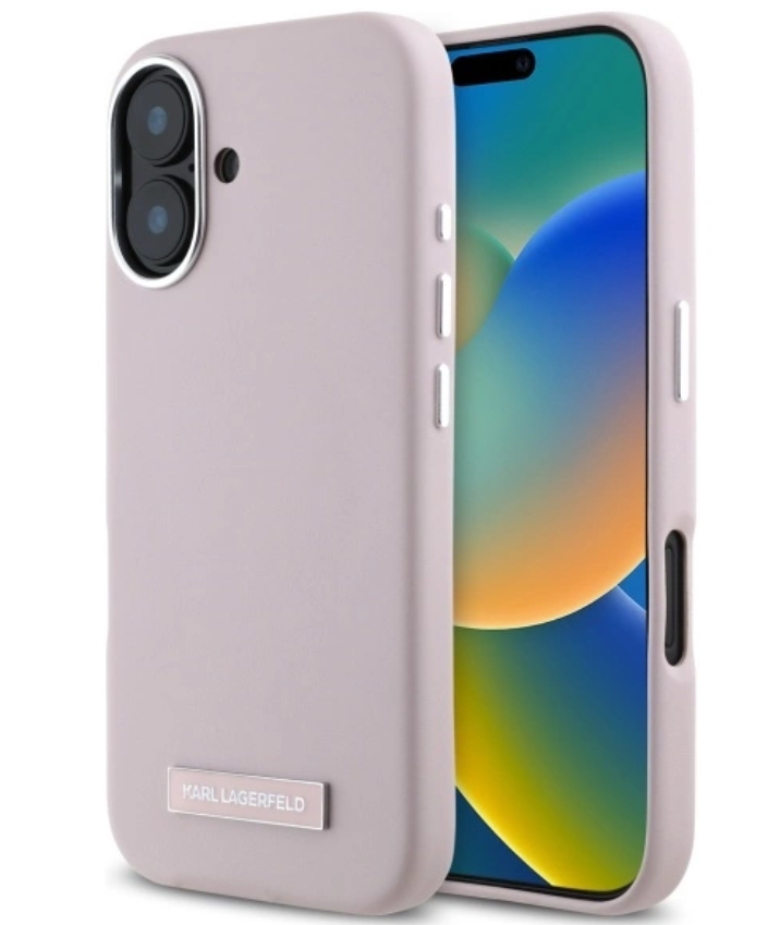Karl Lagerfeld MagSafe Ümbris KLHMP16SPGMSRPP iPhone 16 (roosa)