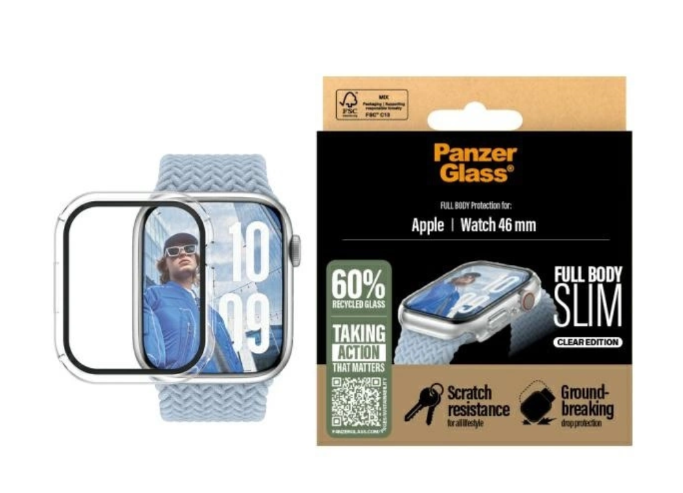 Kaitseklaas PanzerGlass Snappie Apple Watch 10 46mm (2 tk pakis)