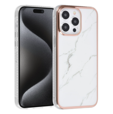 Ümbris UNIQ Accessory iPhone 15 Pro Max Marble (valge)