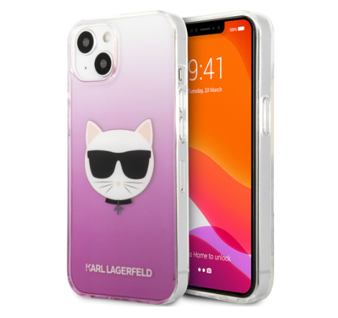 Karl Lagerfeld Ümbris KLHCP13SCTRP Iphone 13 mini (roosa)