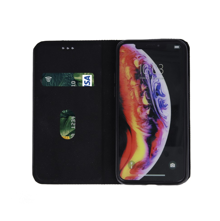 Ümbris kaanega Smart Senso Samsung S20 FE (must)