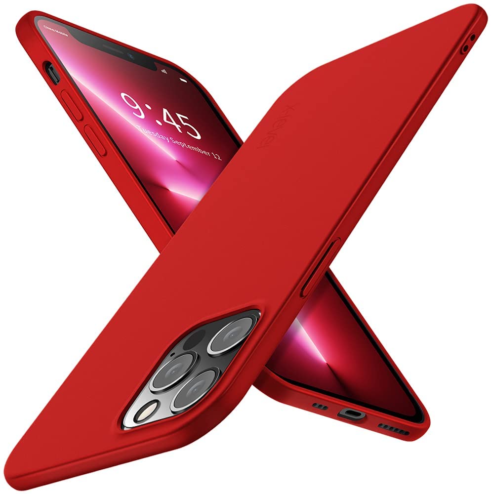 Silikoon X-Level Guardian Iphone 13 Pro Max (punane)
