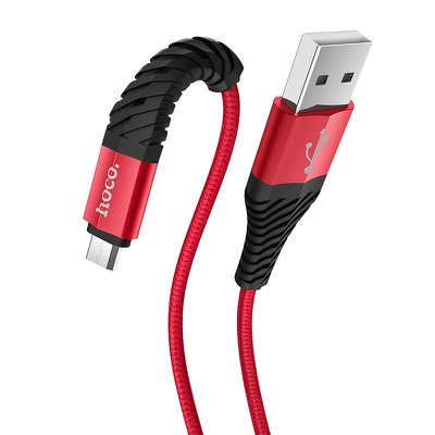 USB juhe Hoco X38 Cool Power Micro USB (1m/punane)