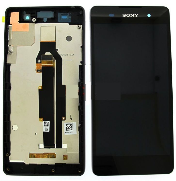 Varuosa Sony Xperia E5/F3311 LCD + puutepaneel ramiga originaal (must)
