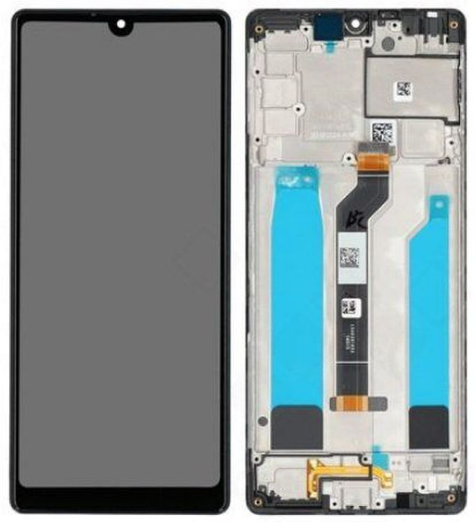 Varuosa Sony Xperia L4 ekraan raamiga (must)