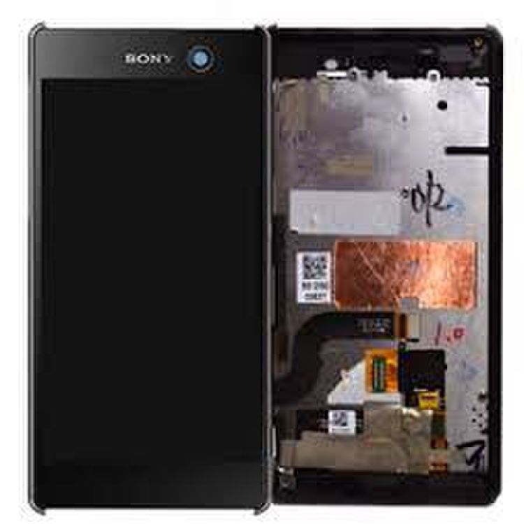 Varuosa Sony Xperia M5 ekraan LCD moodul raamiga (must)