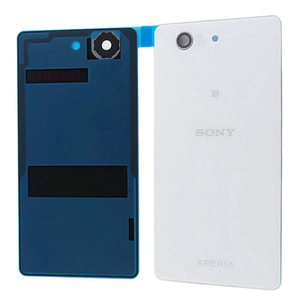 Varuosa Sony Xperia Z3 compact tagumise kaane klaas (valge)