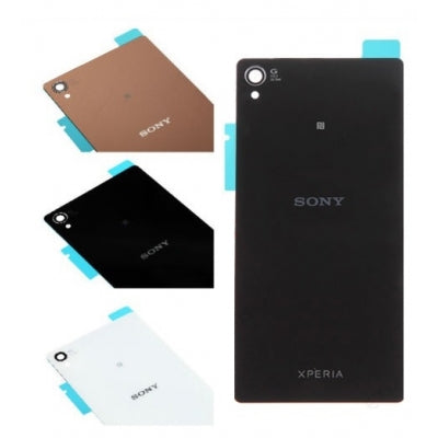 Varuosa Sony Xperia Z3 tagumise kaane klaas (must)