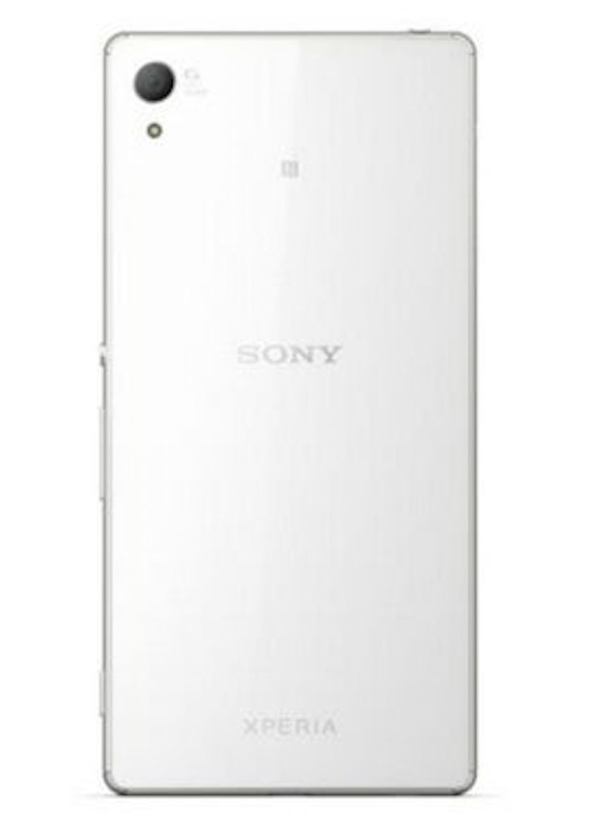 Varuosa Sony Xperia Z3+/Z4 tagumise kaane klaas (valge)