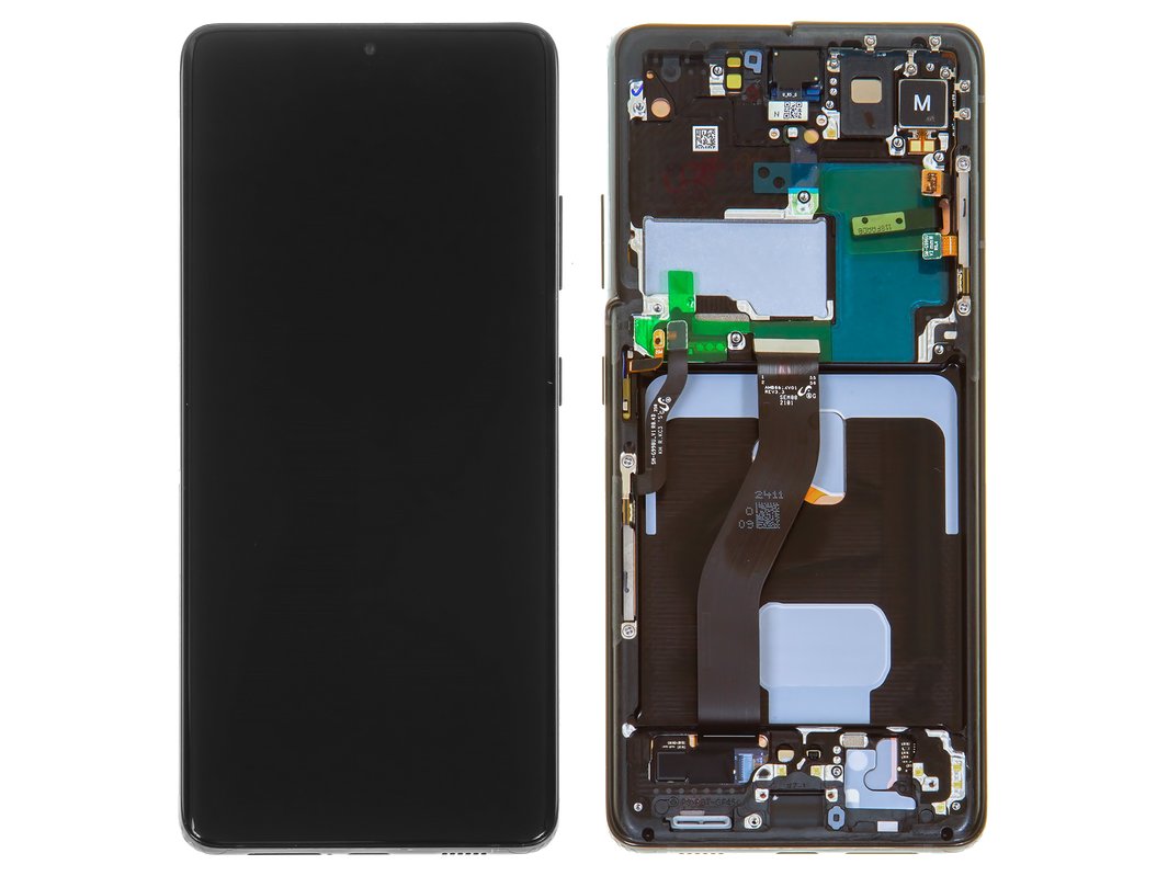 Varuosa LCD Samsung Galaxy S21 Ultra /G998 koos raamiga service pack (Black)