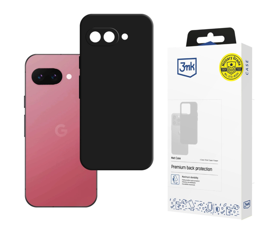 Silikoon 3MK Matt Case Google Pixel 9A (must)