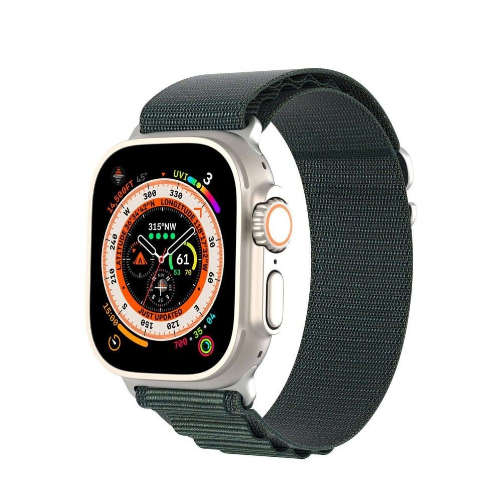 Kellarihm Dux Ducis GS nylon Apple Watch 41/ 40/ 38mm (roheline)