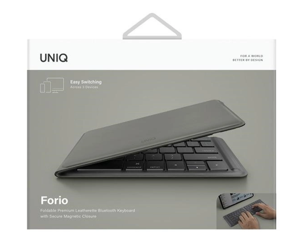 Juhtmevaba klaviatuur Uniq Forio (tumeroheline)