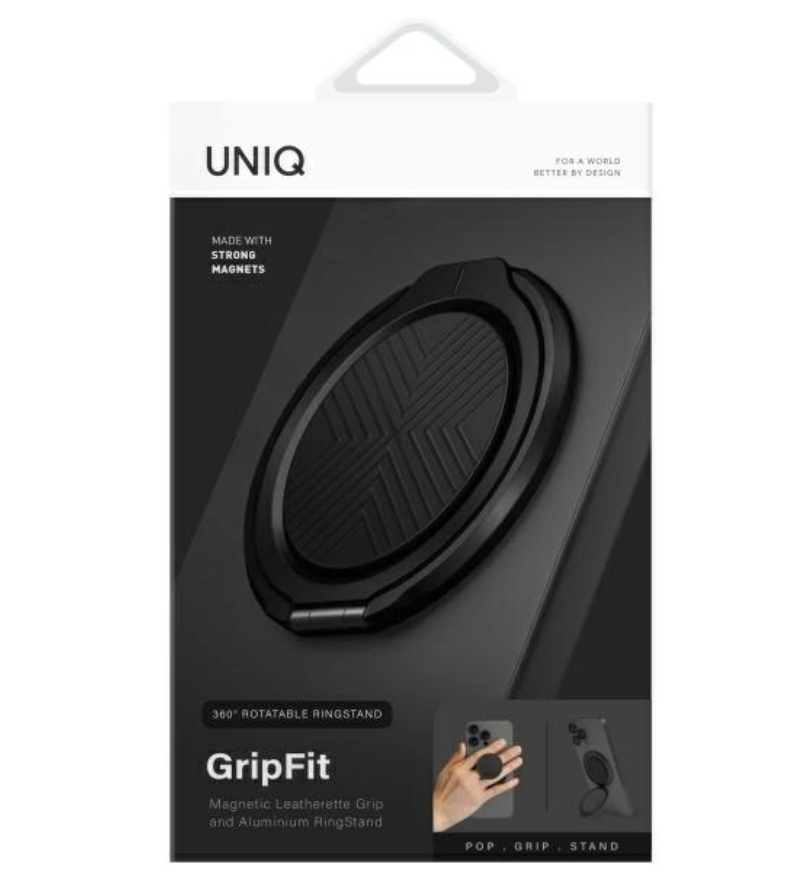 Uniq Gripfit Premium 360 Ring hoidik (must/öömust)
