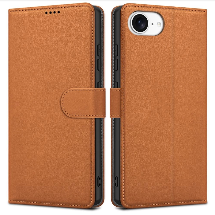 Ümbris kaanega Fancy Wallet Samsung A13 4G (pruun)