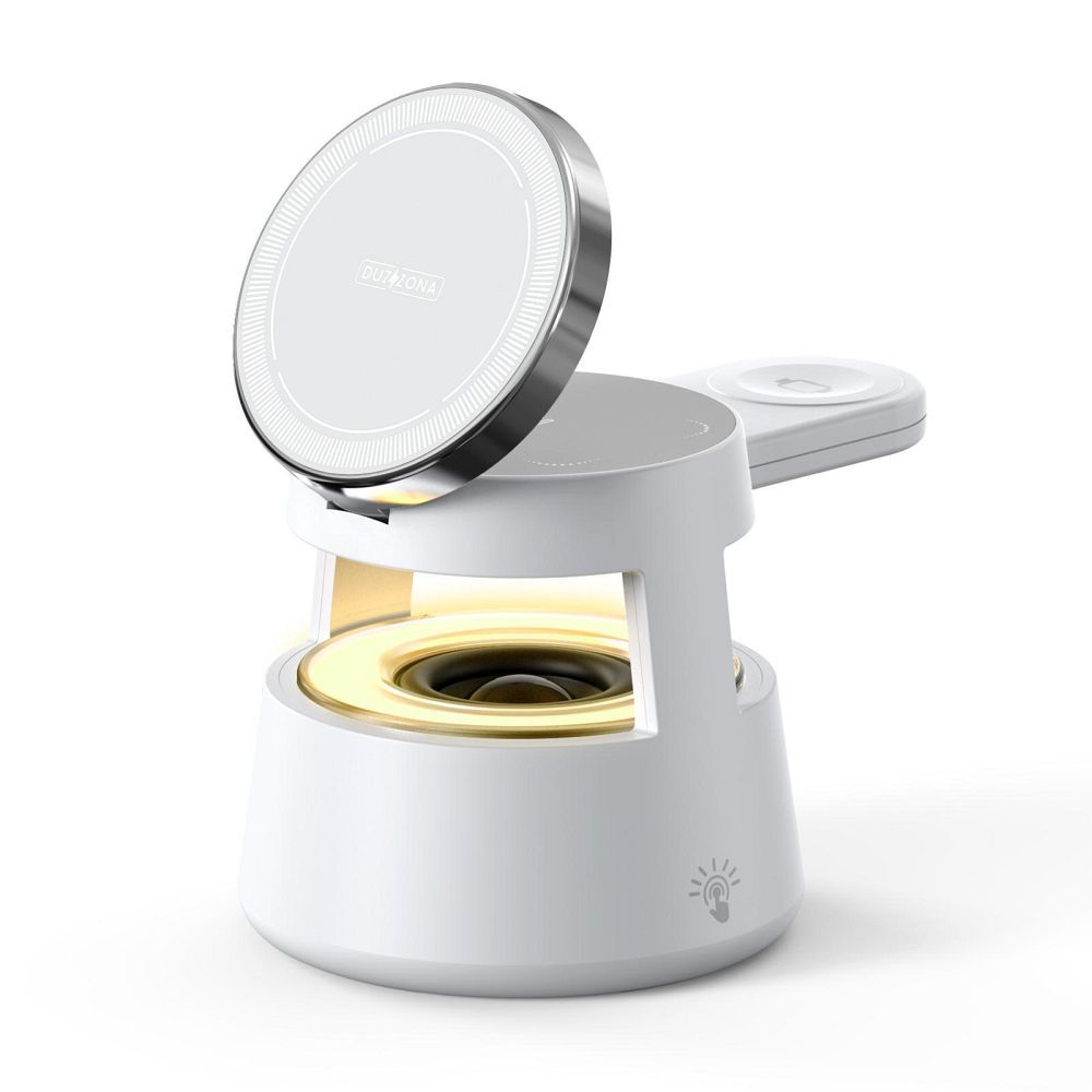 Juhtmevaba laadija Magsafe DUZZONA W23 5-in-1 (valge)