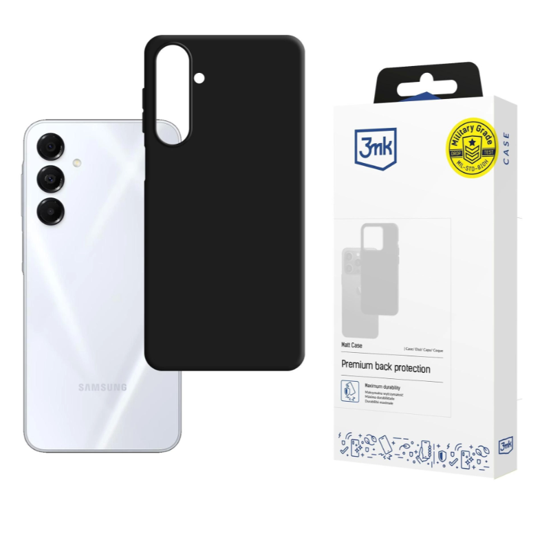 Silikoon 3MK Matt Case Samsung A175 A17 4G / A176 A17 5G (must)