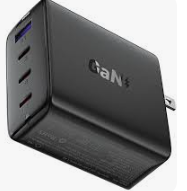 Laadija Acefast A96 PD100W GaN 3xType-C / 1xUSB-A  (must/ ameerika pistik)