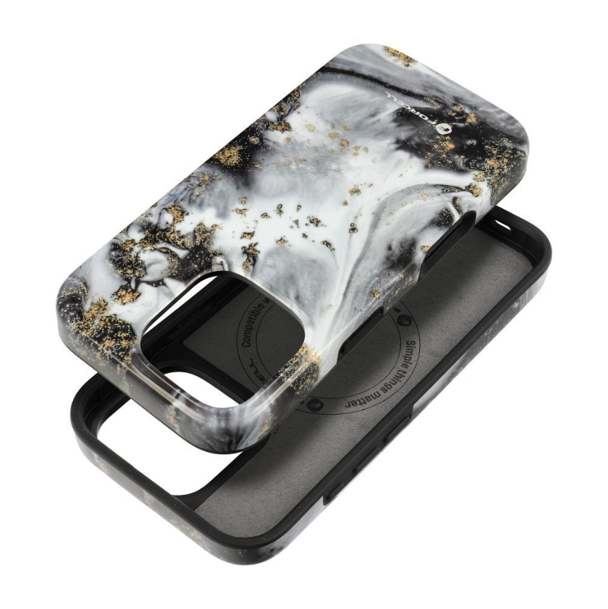 Ümbris F-Protect Mirage Magsafe iPhone 16 Pro Max (hõbe udu)
