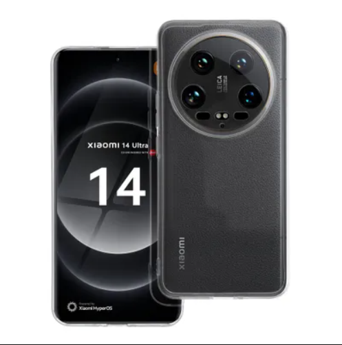 Silikoon Clear Case 2mm Xiaomi 14 Ultra (läbipaistev)