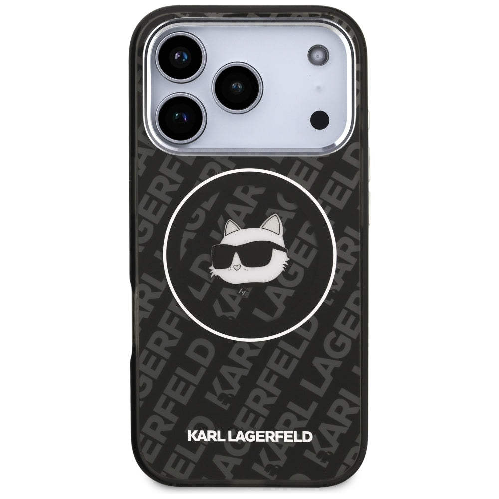 Karl Lagerfeld IML Choupette Head Logo MagSafe Case for iPhone 17 Pro (must)