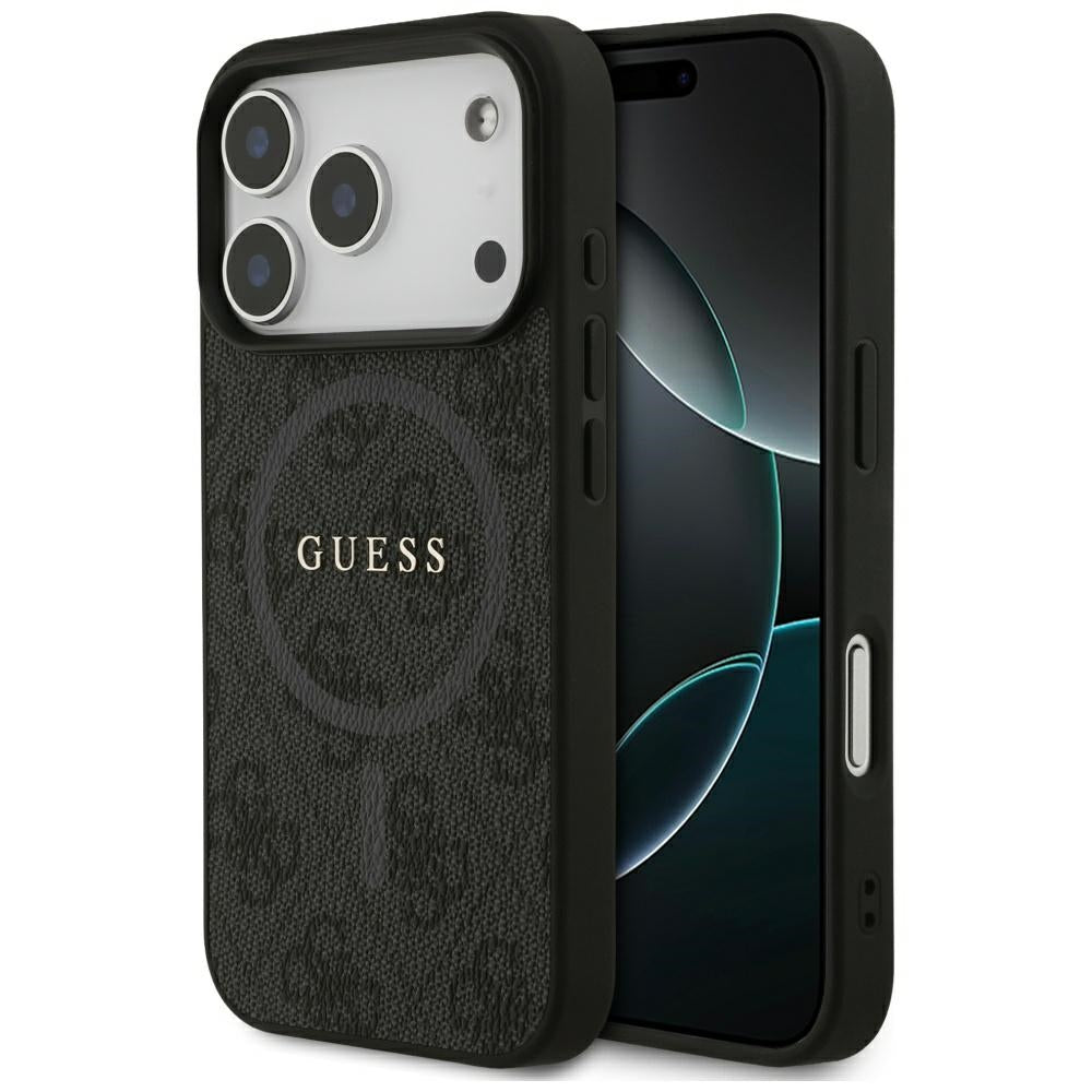 Guess MagSafe Ümbris 4G Ring Classic Logo iPhone 17 Pro (must)