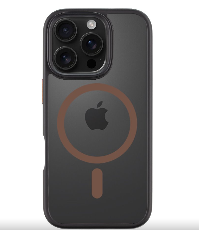 Ümbris Superstealth MagSafe iPhone 15 Pro Max (must/pruun)