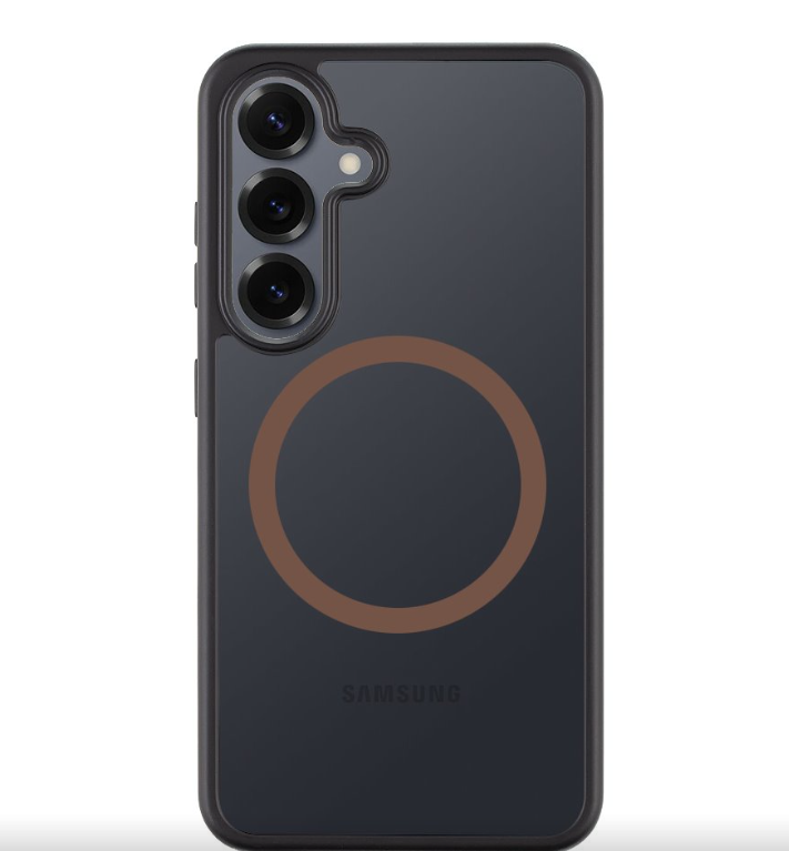 Ümbris Superstealth MagSafe Samsung S25 (must/pruun)