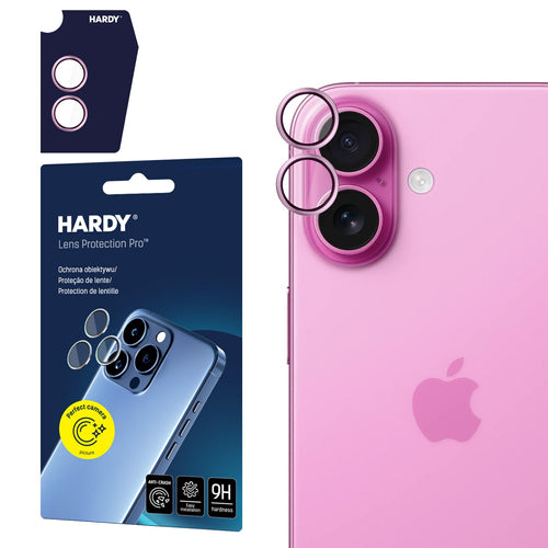 Kaitseklaas 3mk HARDY tagakaamerale iPhone 17 (lilla)